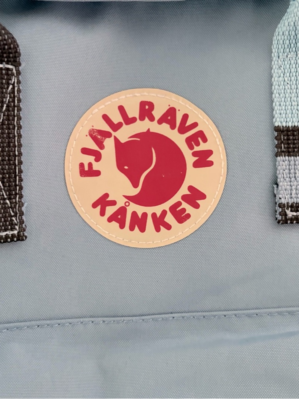 Fjallraven Kanken Classic Backpack Blue Striped Straps School Bag Daypack - Picture 4 of 8